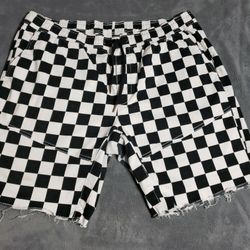 Mens Checkerd Shorts