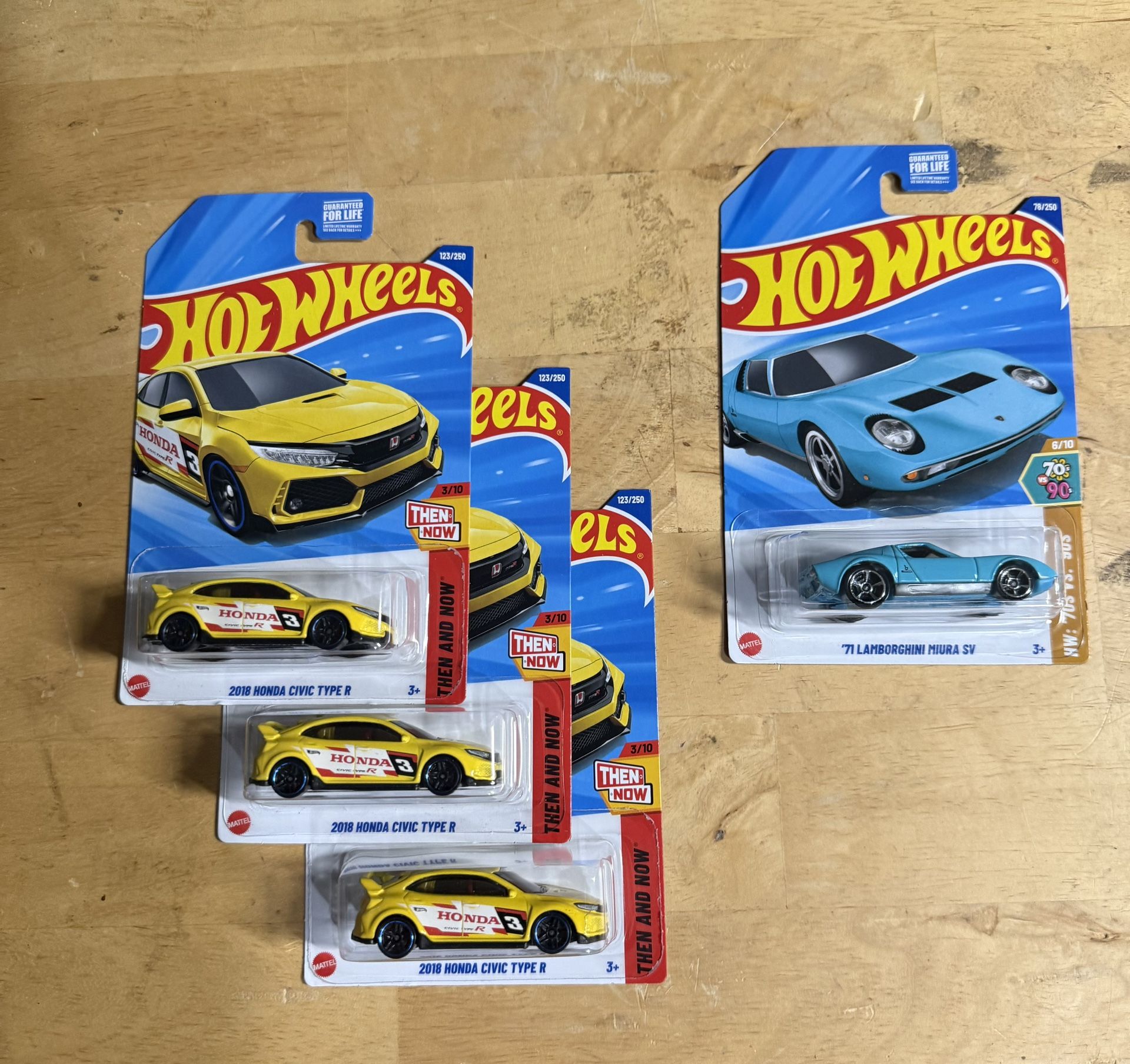 Hot Wheels Honda Civic Si Dollar Tree Exclusive Lot Of 4