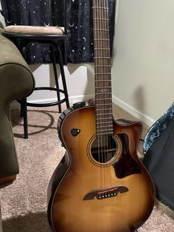 Alvarez Artist Elite Acoustic-Electric Guitar Sunburst Finish Cutaway