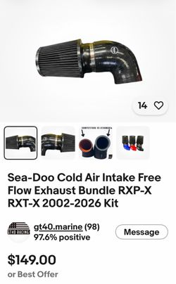 Seadoo Cold Air Intake