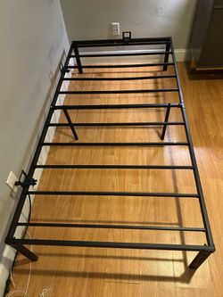 Twin mattress and Bed frame