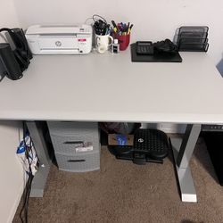 Sit Stand Adjustable Desk 
