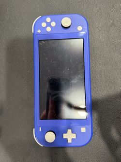 Blue Nintendo switch lite