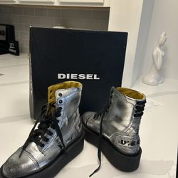 Silver diesel Boots 
