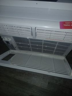 White Window Air Conditioner Unit