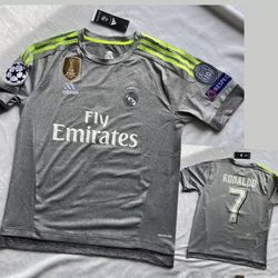 Jersey Soccer Real Madrid Ronaldo Camiseta Fútbol Playera Size M