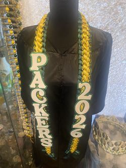 GREEN BAY PACKERS GRADUATION LEI