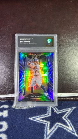 2021 Panini Select Short Print Diamond Level Jose Altuve Cosmic Prism Mint 9