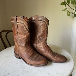 Lucchese cowboy boots ropers 8.5 D