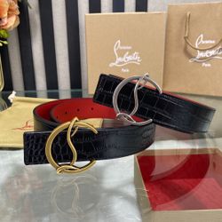 Christian Louboutin Men’s Belt With Box 2026 New