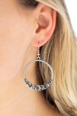 Self-Made Millionaire Silver Earrings