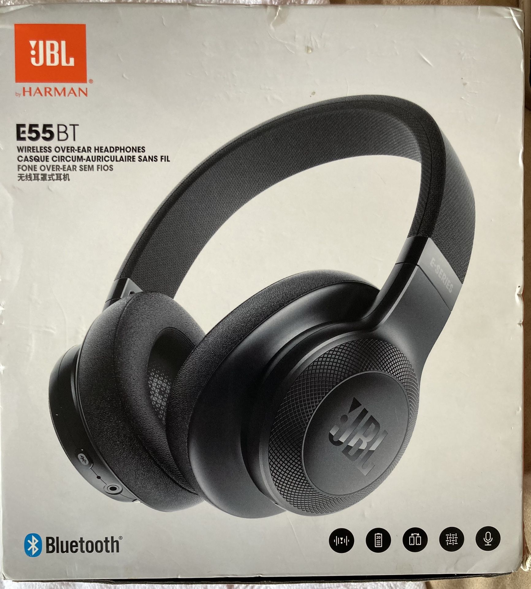 JBL E55BT Wireless Bluetooth Headphones 