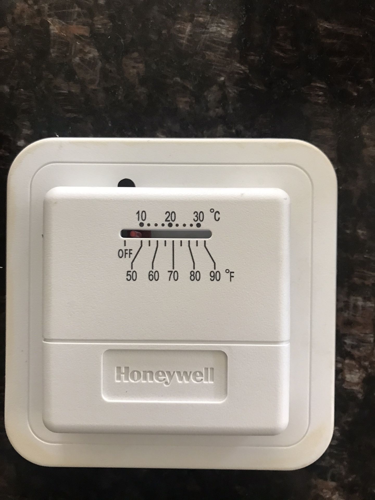 Basic Honeywell thermostat