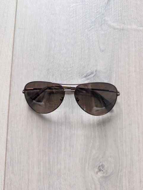 Fossil Polarized Aviator Sunglasses Brown