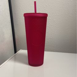 Starbucks Magenta Venti Iced Cup