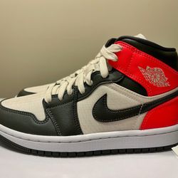 6.5 Women's Shoe Air Jordan 1 Mid SE Light Orewood Brown