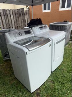 Lg washer and dryer set