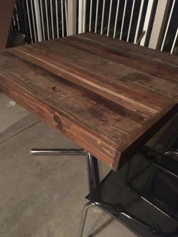 Solid wood dining table