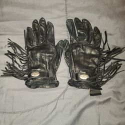 Harley Davidson Women Leather Gloves 