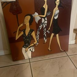 Red Fashion Designer Wall Art