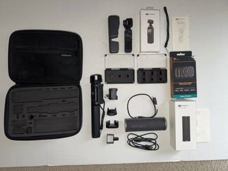 DJi Osmo Pocket 2 -3 Axis GIMBAL Stabil - 4k Creators Kit + 11 Accessories + Case