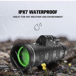 JiaSifu 40x60 High Definition Monocular Telescope 