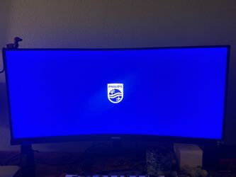 Philips 34 Inch Curved Computer Monitor UWQHD 100Hz USB-C PD VA, 346E2CUAE