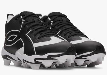 Under Armour Mens Leadoff Icon Mid Baseball Cleats. Size 10M