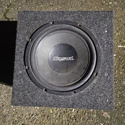 Crystal 10" Subwoofer In Box