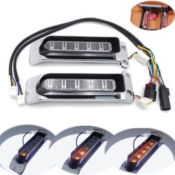 Clear Sequential LED Turn signal Run Brake Taillight For 14-19 Road Glide Ultra PN:MT444-002LRT-CD-CL