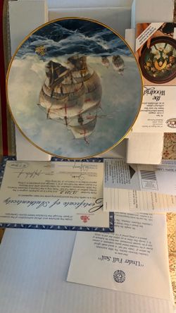 "Under Full Sail" Collector's Plate
