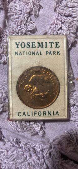 Yosemite National Park bronze coin