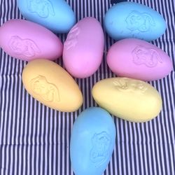 Vintage Easter 🐣 Egg Blow Mold 1998 12” inch set of 8