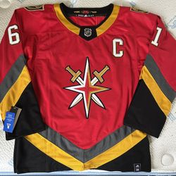 Vegas Golden Knights Reverse Retro Jersey Stone Size 50 Medium