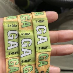 Lollapalooza Sunday Wristbands For Sale 