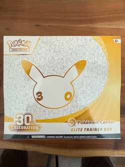 Pokémon TCG 30th Celebration Elite Trainer Box Pokemon Center