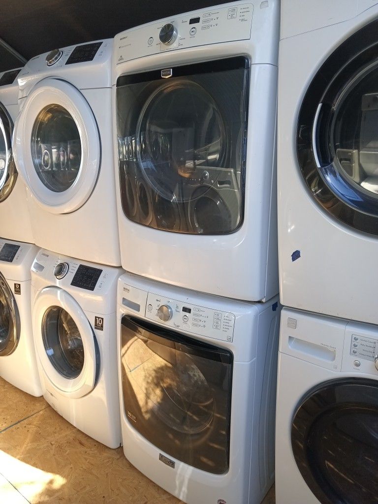 Maytag Maxima Front Load Washer And Dryer Set Both Works Good 👍