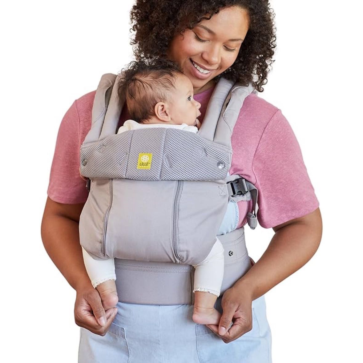Lille Baby carrier In stone Newborn To Toddler