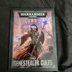 WARHAMMER 40K Genestealer Cults Codex Games Workshop Hardcover