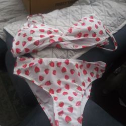 Girl's strawberry Swimsuit