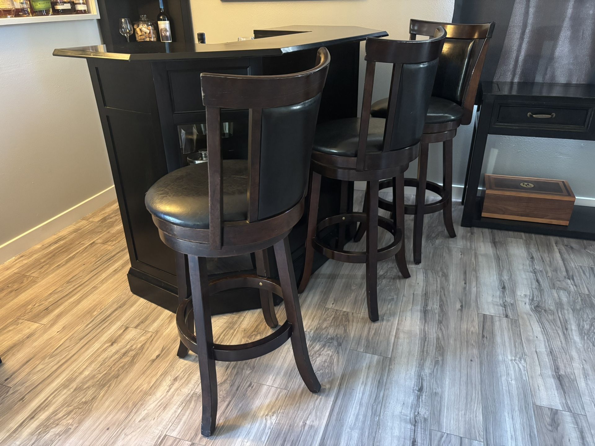Bar Stools, Entry Table & TV Stand 