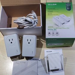 2  TP LINK AV500 WIFI EXTENDERS    Plus  1 extra range extender