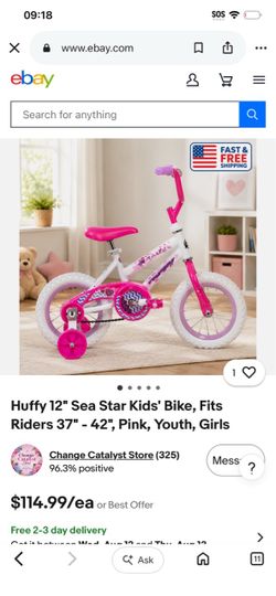 Huffy Bike Sea Star 12”
