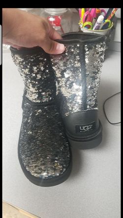Women's sequin ugg boots