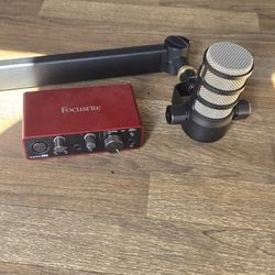 Focusrite/Pod mic  