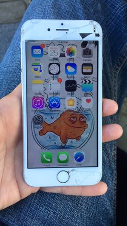 Iphone 6s with crack sprint 200