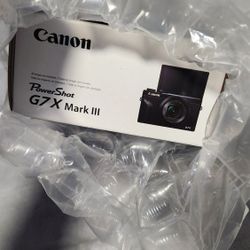 Brand New Canon PowerShot G7 X Mark III 20.1MP 4K Digital Camera Black