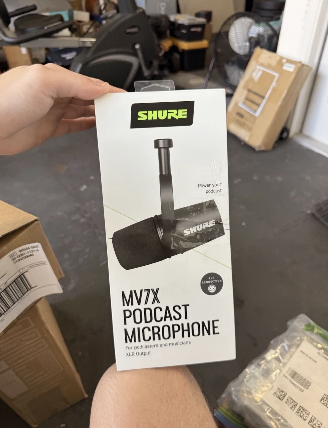 SHURE MV7X PODCAST MICROPHONE