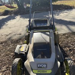Ryobi 40V HP Push Lawn Mower 6AH with 2 Batteries 