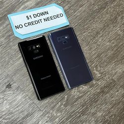 Samsung Galaxy Note 9 / Note 8 Unlocked -  PAYMENTS AVAILABLE LOW AS $1 DOWN  - NO CREDIT NEEDED